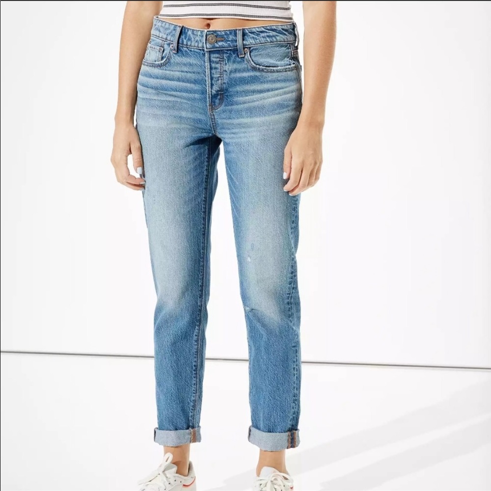 American Eagle Tomgirl Rigid Straight Leg Jeans 14